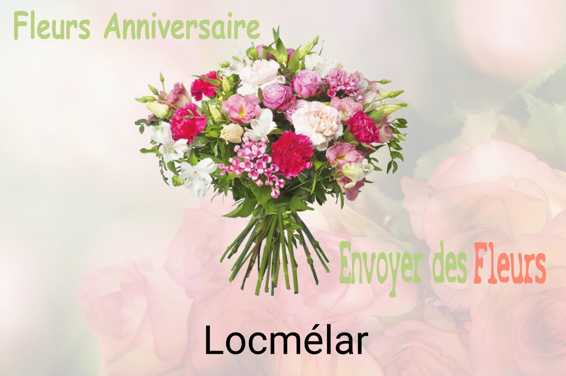 Bouquet de fleurs d’anniversaire livré à Locmélar